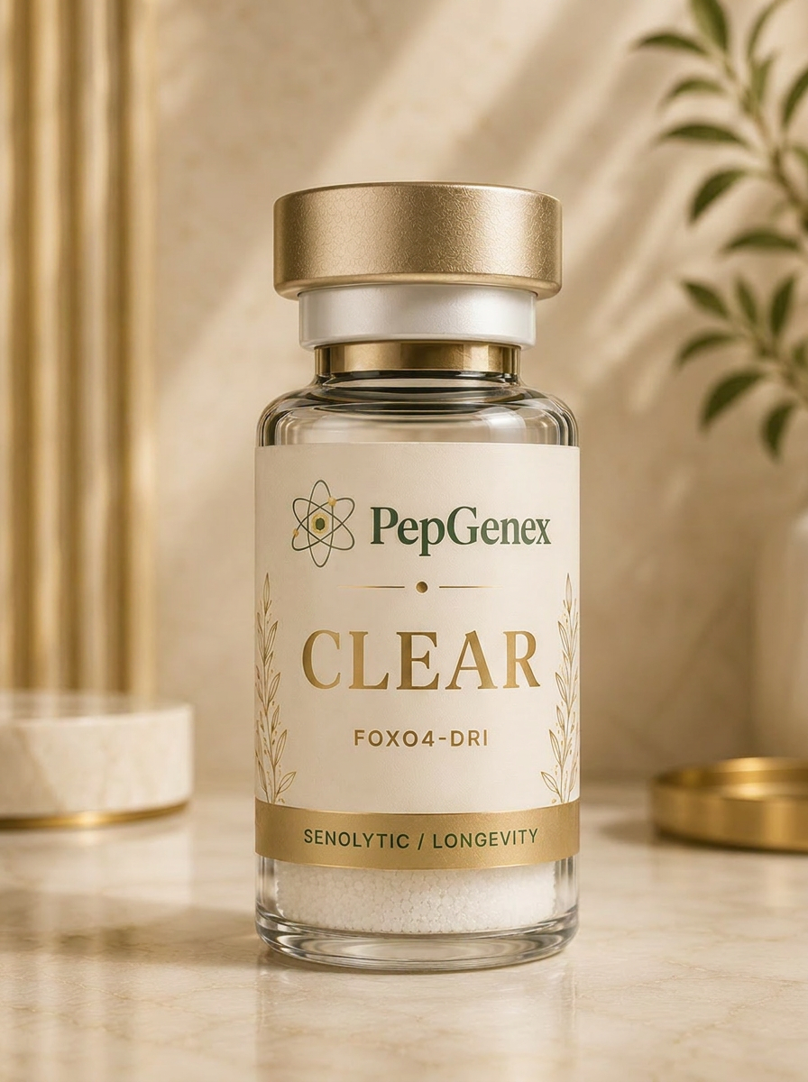 Clear (FOXO4-DRI) vial